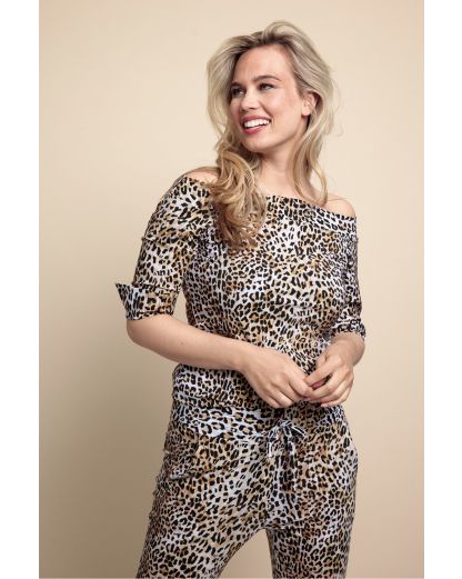 Studio Anneloes Dolly leopard shirt