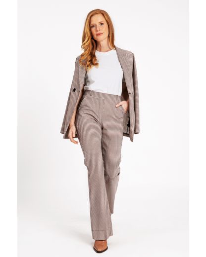 Studio Anneloes Flair small check trousers