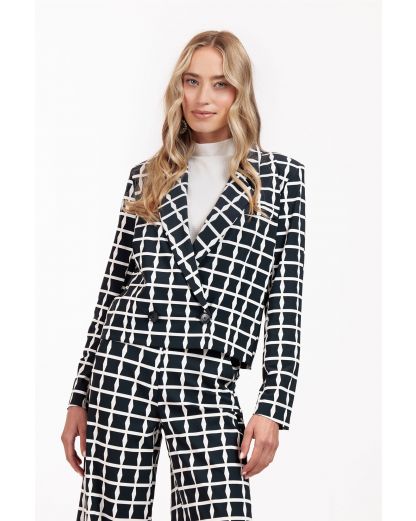 Studio Anneloes Ocean squares blazer