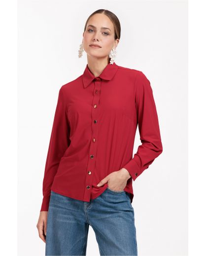 Studio Anneloes Bobby gold button blouse