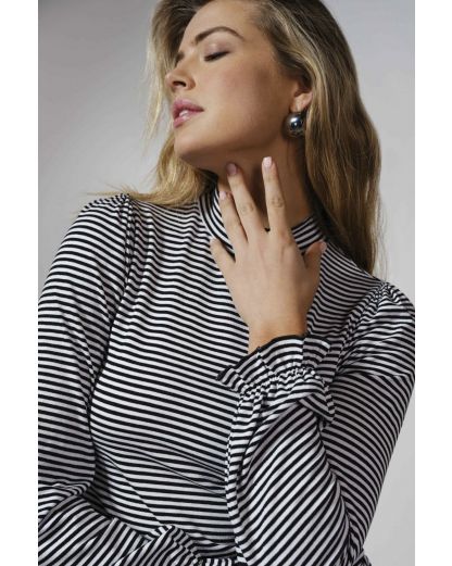 Tramontana Top Stripe Lurex