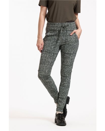 Studio Anneloes Stairdown check trousers