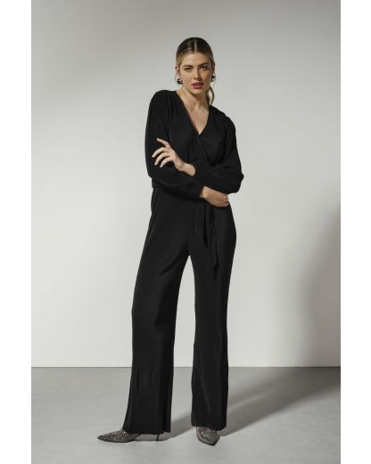 Tramontana Jumpsuit Plisse Belted