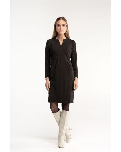 Studio Anneloes Simplicity long sleeve dress